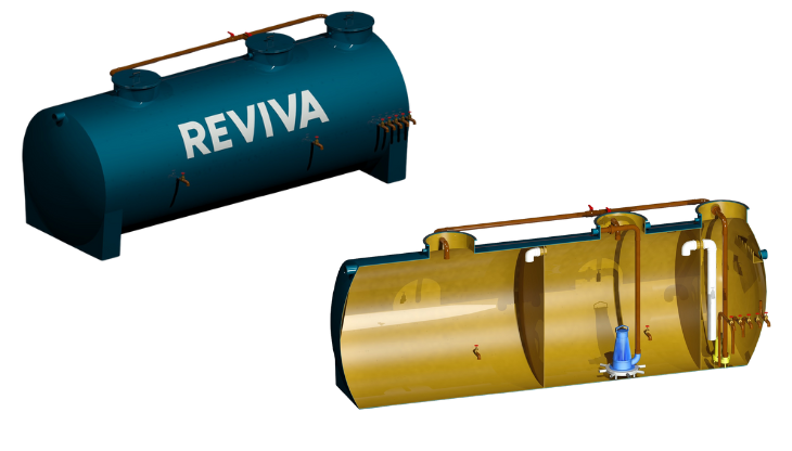 ETE Compacta para Tratamento Esgoto - Reviva