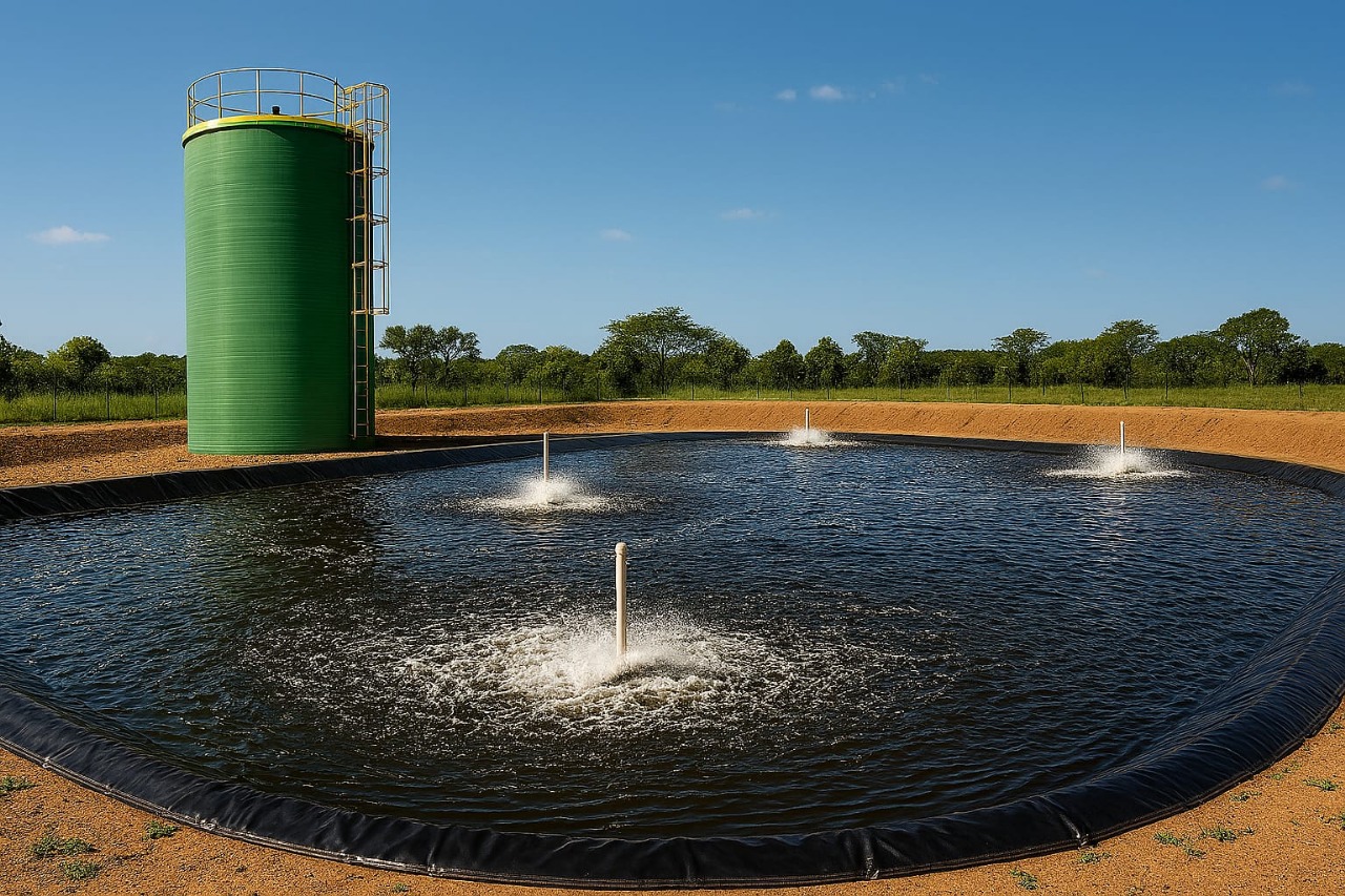 UASB seguido de Lagoa Facultativa para Polimento