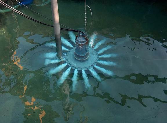 Aerador submersível 